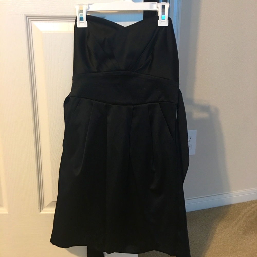 A mini black dress from Macy’s